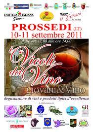 Conto alla rovescia per i Vicoli del Vino 2011