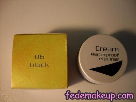 Cream Waterproof eyeliner 06 Black di KIKO paragone Mac Blacktrack