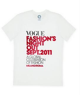 IN ESCLUSIVA SU QVC LA T-SHIRT DELLA VOGUE FASHION'S NIGHT OUT.