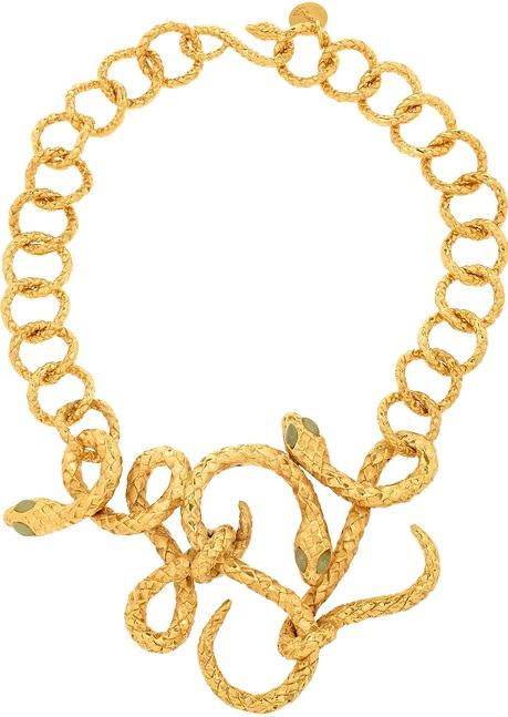 ACCESSORI | Snake necklace by Yves Saint Laurent