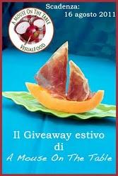 Un summer giveaway.....vinto .....e indizi preparatori.....