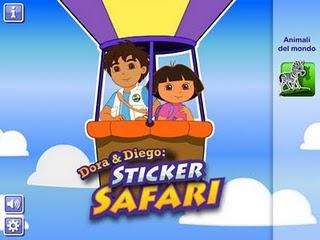 -GAME-Dora & Diego: Sticker Safari HD