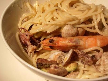 Spaghetti Verrigni al pesce