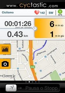 Cyctastic ciclocomputer GPS per la corsa, su strada e mountain bike