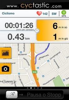 Cyctastic ciclocomputer GPS per la corsa, su strada e mountain bike Cyctastic ciclocomputer GPS per la corsa, su strada e mountain bike