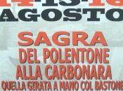 Sagra polentone alla Carbonara quella girata mano bastone Abbadia Naro…
