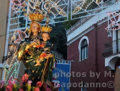 POSITANO: ASSUNZIONE della Beata Vergine Maria, Regina di Positano III parte