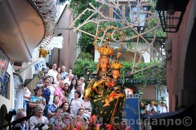 POSITANO: ASSUNZIONE della Beata Vergine Maria, Regina di Positano III parte