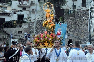 POSITANO: ASSUNZIONE della Beata Vergine Maria, Regina di Positano III parte