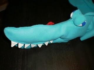 La drillo-sciarpa! tutorial / Le crocodile en écharpe. Tutoriel