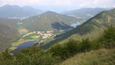 La pera del Poncione e i riflessi sul lago