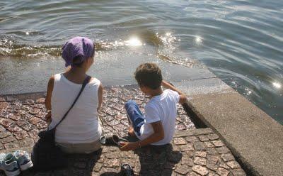 La pera del Poncione e i riflessi sul lago