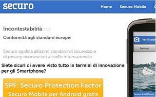 Smartphone Android e Securo mobile, un nuovo connubio