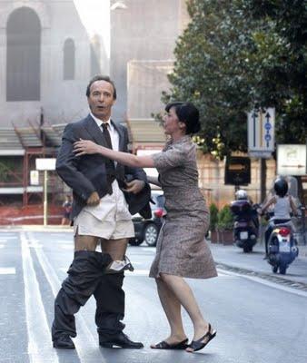 Roberto Benigni resta in mutande per Woody Allen