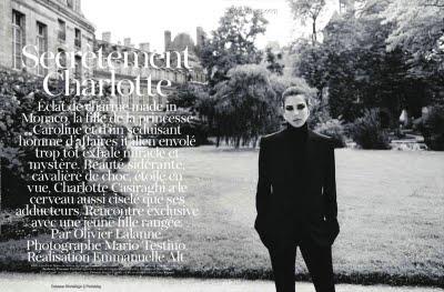 MAGAZINE | Secrètement Charlotte, Vogue Paris september issue
