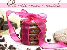 Biscotti friabili cacao nocciole