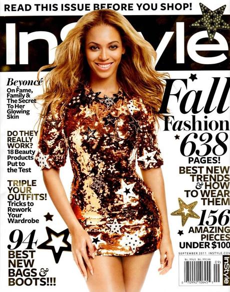 InStyle, Beyoncè in Dolce&Gabbana; [sept issue 2011]