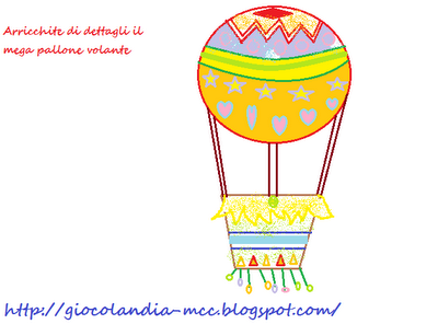 Mamma mi aiuti a disegnare? la mongolfiera in 7 step