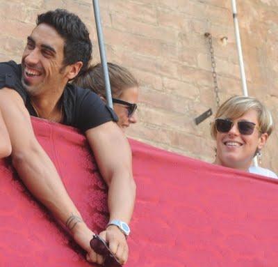 Filippo Magnini e Federica Pellegrini a Siena: c'è una coppia in Palio