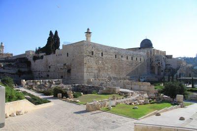 viaggio in Giordania, sesto giorno, il passaggio in Israele, la Spianata delle Moschee