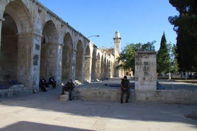 viaggio in Giordania, sesto giorno, il passaggio in Israele, la Spianata delle Moschee