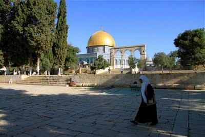 viaggio in Giordania, sesto giorno, il passaggio in Israele, la Spianata delle Moschee