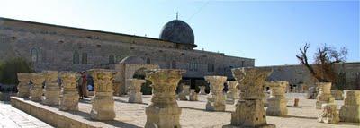 viaggio in Giordania, sesto giorno, il passaggio in Israele, la Spianata delle Moschee