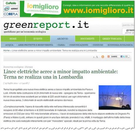 Terna, AD Flavio Cattaneo, 150 mila tonnellate di CO2 in meno ogni anno sulla nuova linea elettrica Pavia-Lodi