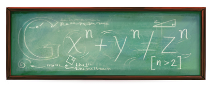 Il doodle di Google in onore di Fermat
