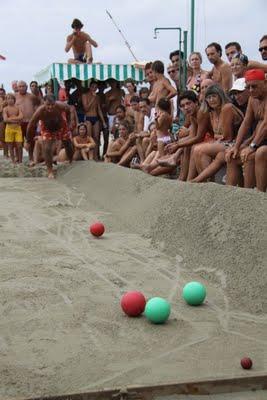 torneo di bocce al Bagno Carlo