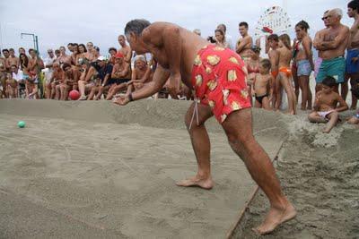 torneo di bocce al Bagno Carlo