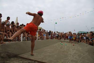 torneo di bocce al Bagno Carlo