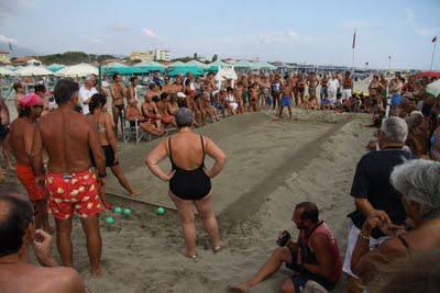 torneo di bocce al Bagno Carlo