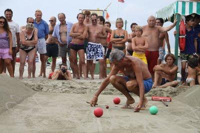 torneo di bocce al Bagno Carlo