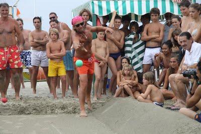 torneo di bocce al Bagno Carlo