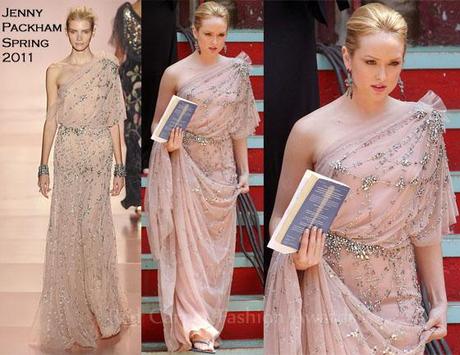 Gossip Girl 5: Charlie in Jenny Packham dress