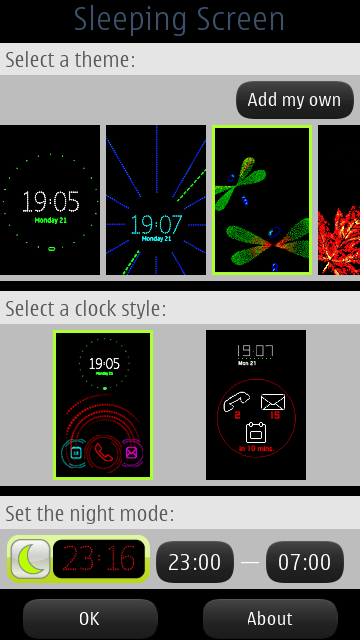 Nokia Sleeping Screen si aggiorna con pieno supporto a Symbian Anna