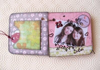 Scrapbooking mini album Sisters + qualche trucco!