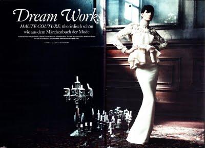 DREAM WORKS... Iris Strubegger in Vogue Germany September 2011 by Alexi Lubomirski