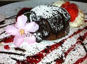 Flan cioccolato fondente cuore piccante