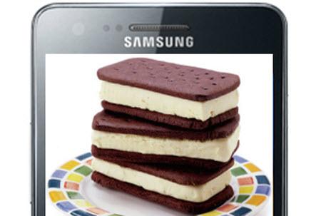 Samsung la roadmap degli smartphone con Ice Cream Sandwich