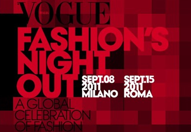 Doppietta italiana per la Vogue Fashion’s Night Out 2011!