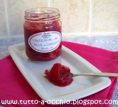 WHB #297 - Marmellata di mele e corniole