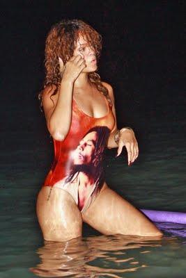 Rihanna having fun in Barbados !