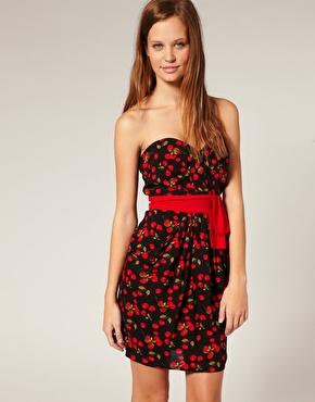 Jarlo Cherry Bandea Dress