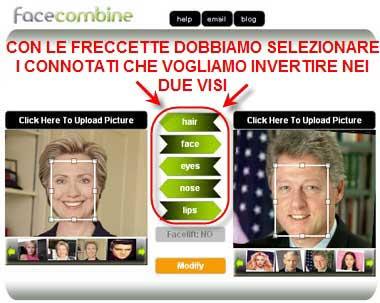 facecombine Facecombine: mescolare i connotati del viso di due personaggi famosi