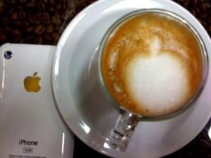 iPhone caffè