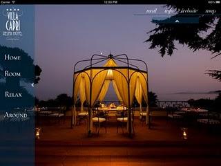 L'app Villa Capri , l'hotel di lusso sul tuo iPhone e iPad.
