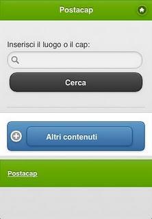 Ricerca il cap dei comuni con l'app Postacap