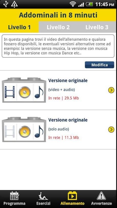  Addominali scolpiti con Android ed iPhone grazie allapp Addominali in 8 minuti